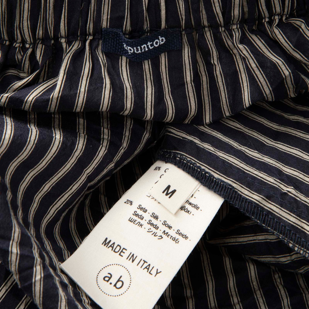 Apuntob Striped Midi Skirt Apuntob Striped Midi Skirt