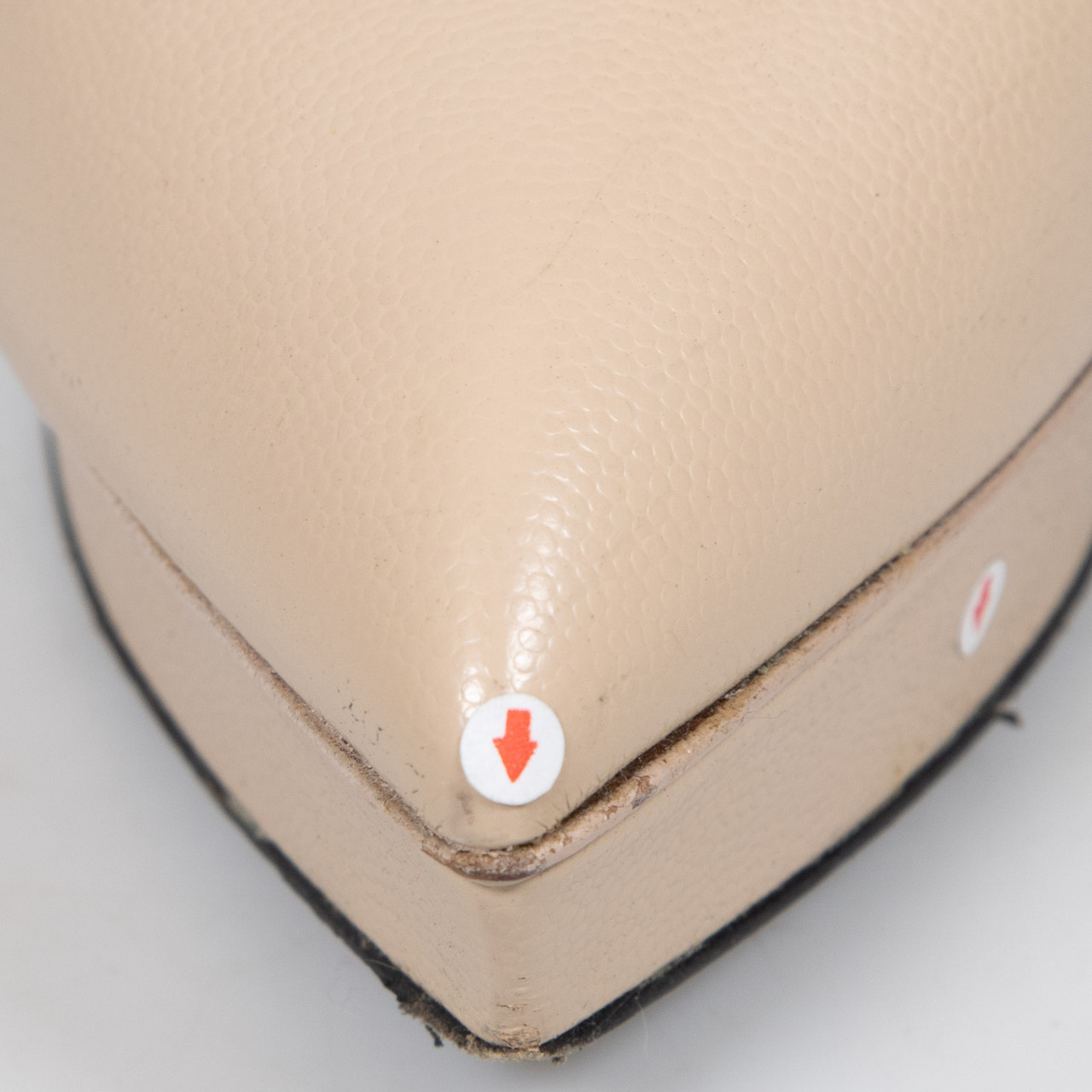 Saint Laurent Beige Leather Janis Heels