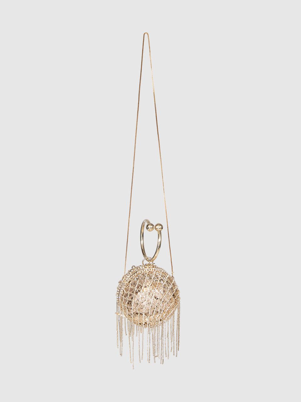 Rosantica Gold Sphere Crystal Bag