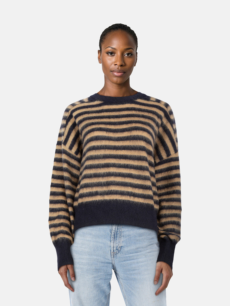Brunello Cucinelli Striped Mohair Jumper