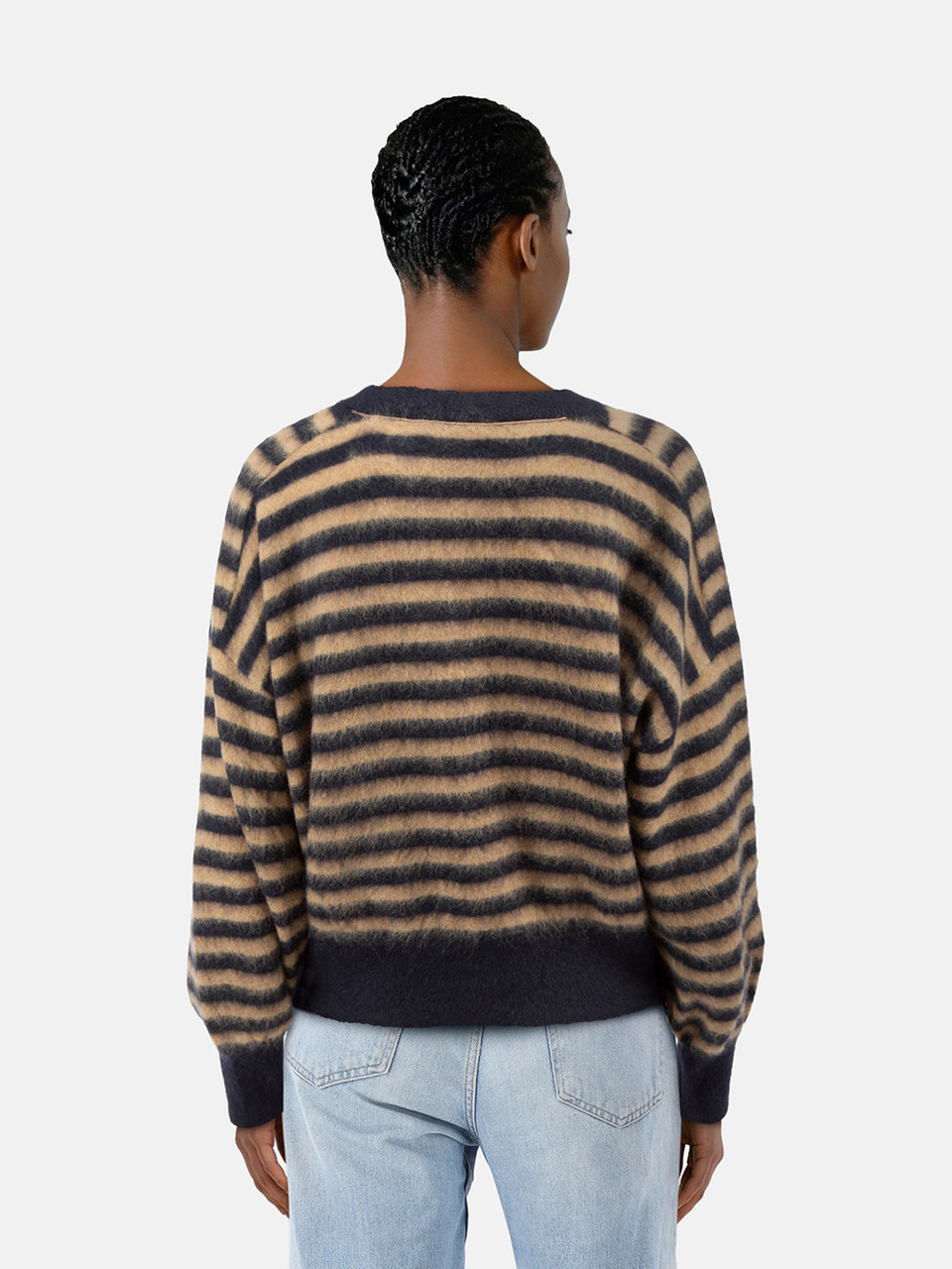 Brunello Cucinelli Striped Mohair Jumper
