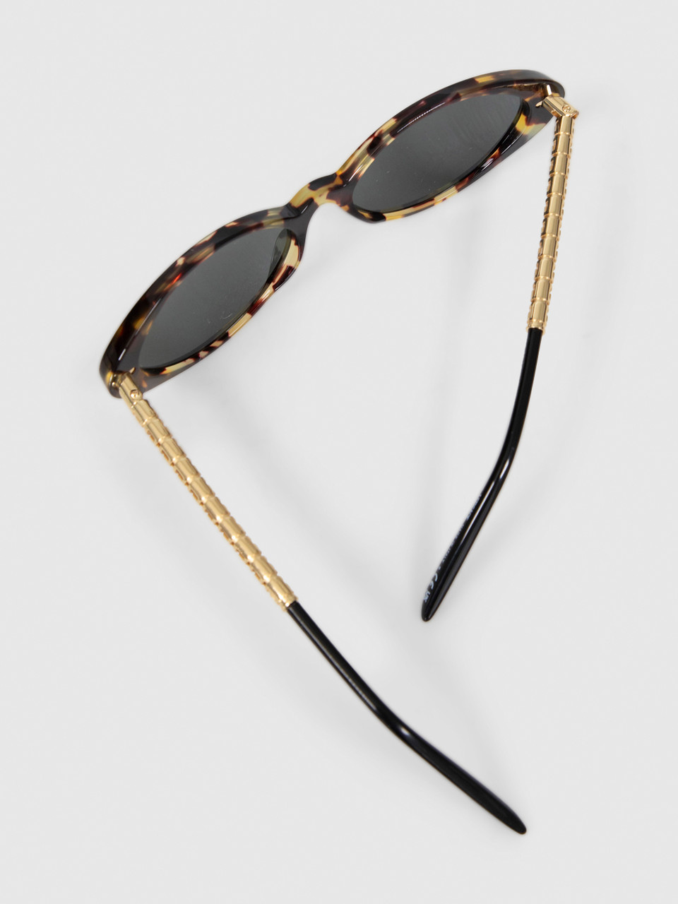 Versace Tortoiseshell Oval Sunglasses