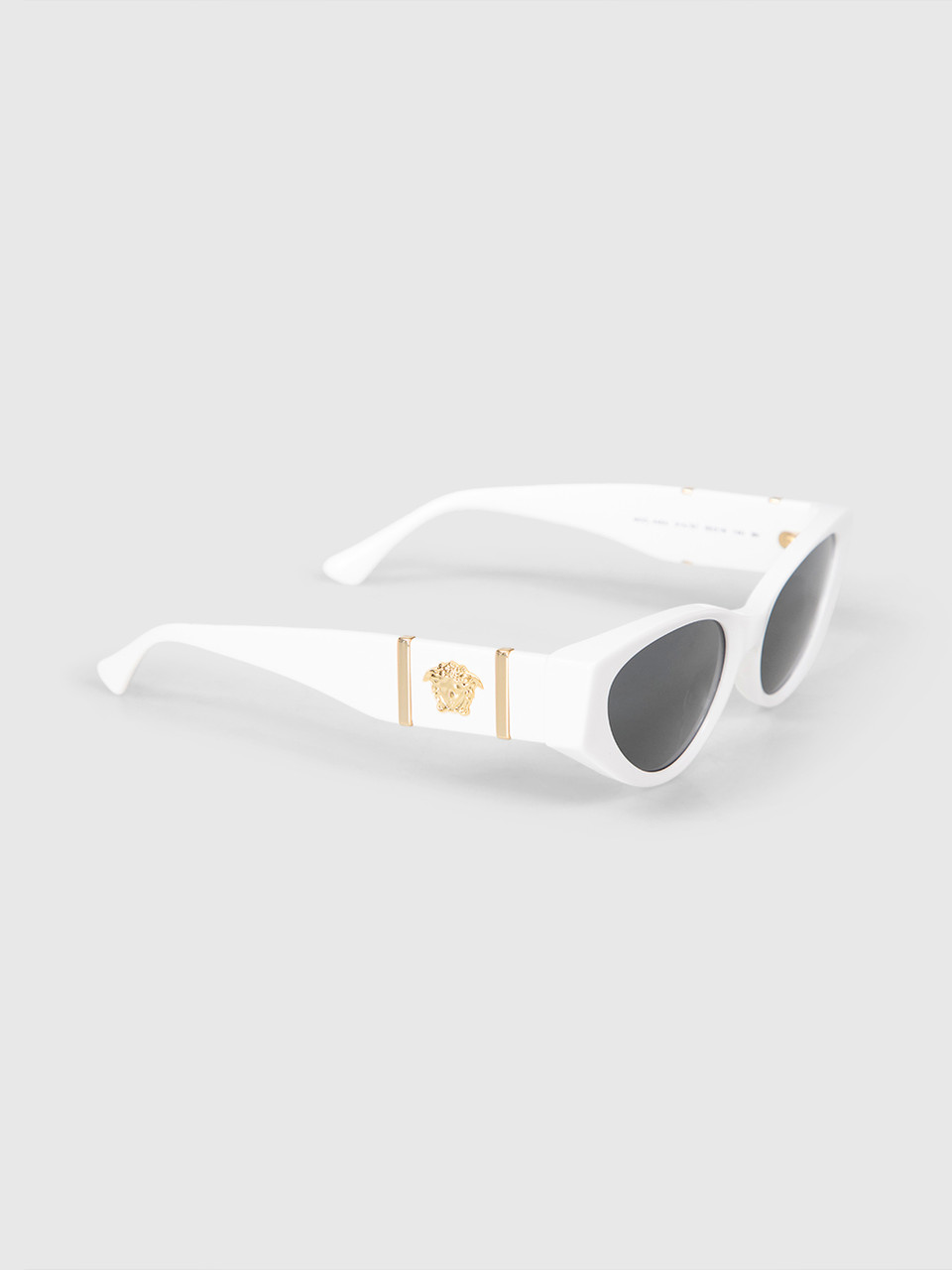 Versace White Cat Eye Logo Detail Sunglasses