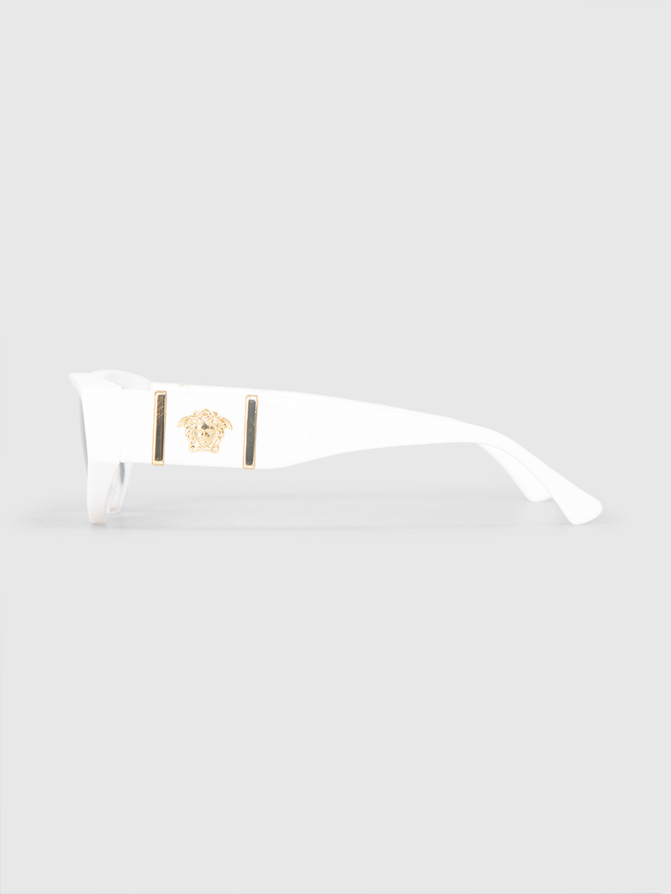 Versace White Cat Eye Logo Detail Sunglasses