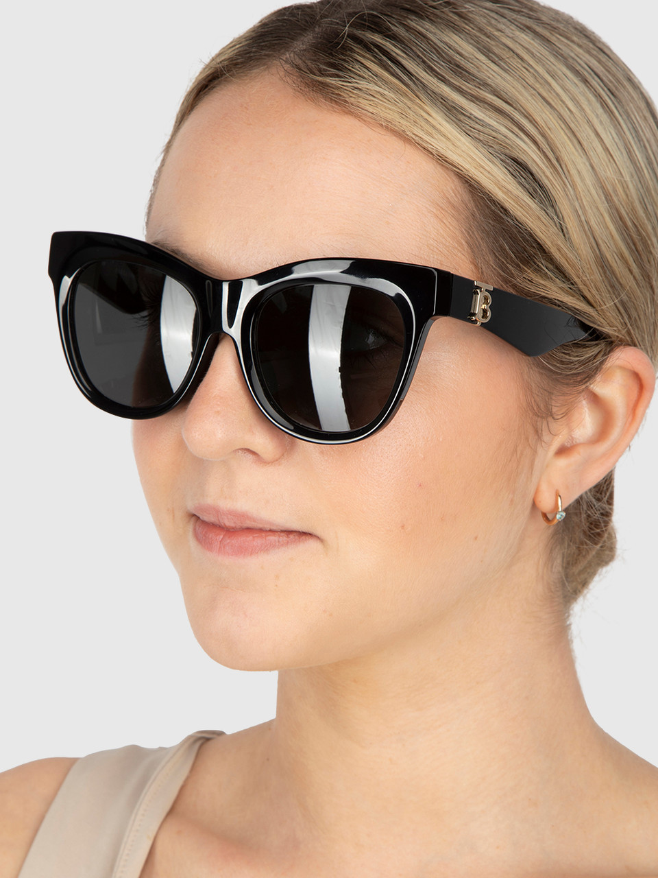 Burberry Black Butterfly Oversized Sunglasses