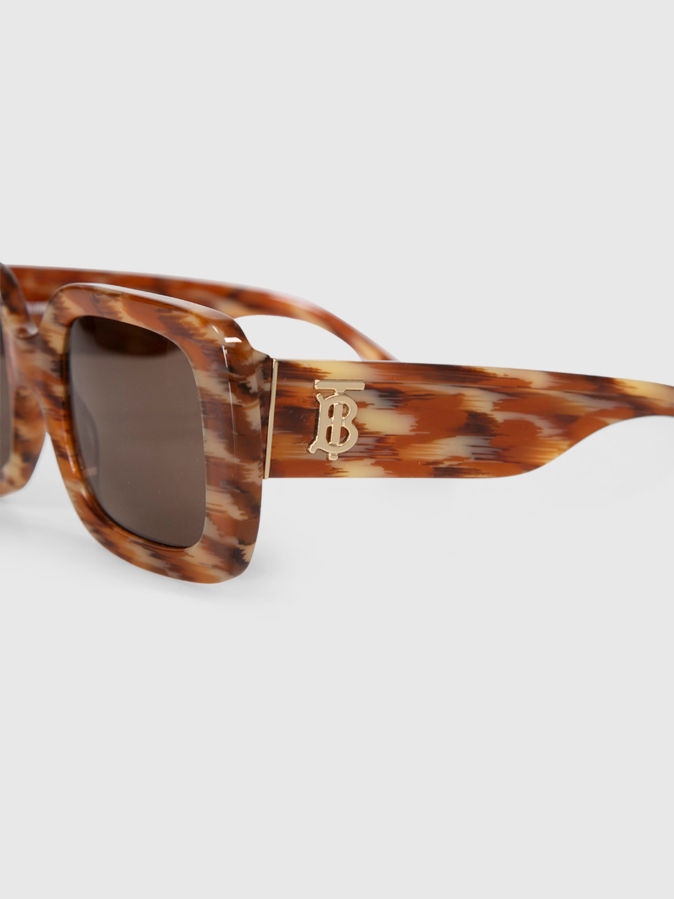 Burberry Brown Delilah Square Sunglasses