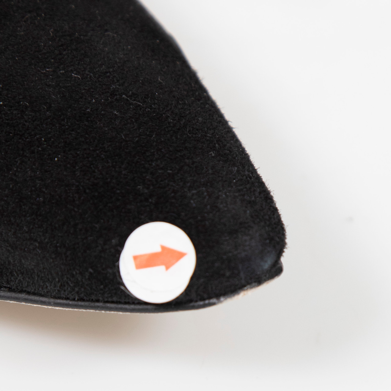 Manolo Blahnik Black Suede & Patent Ballet Flats