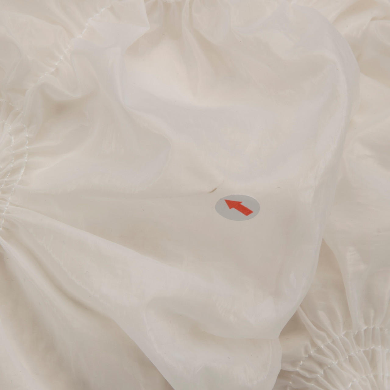 Chen Peng White Future Fruit Puffer Jacket