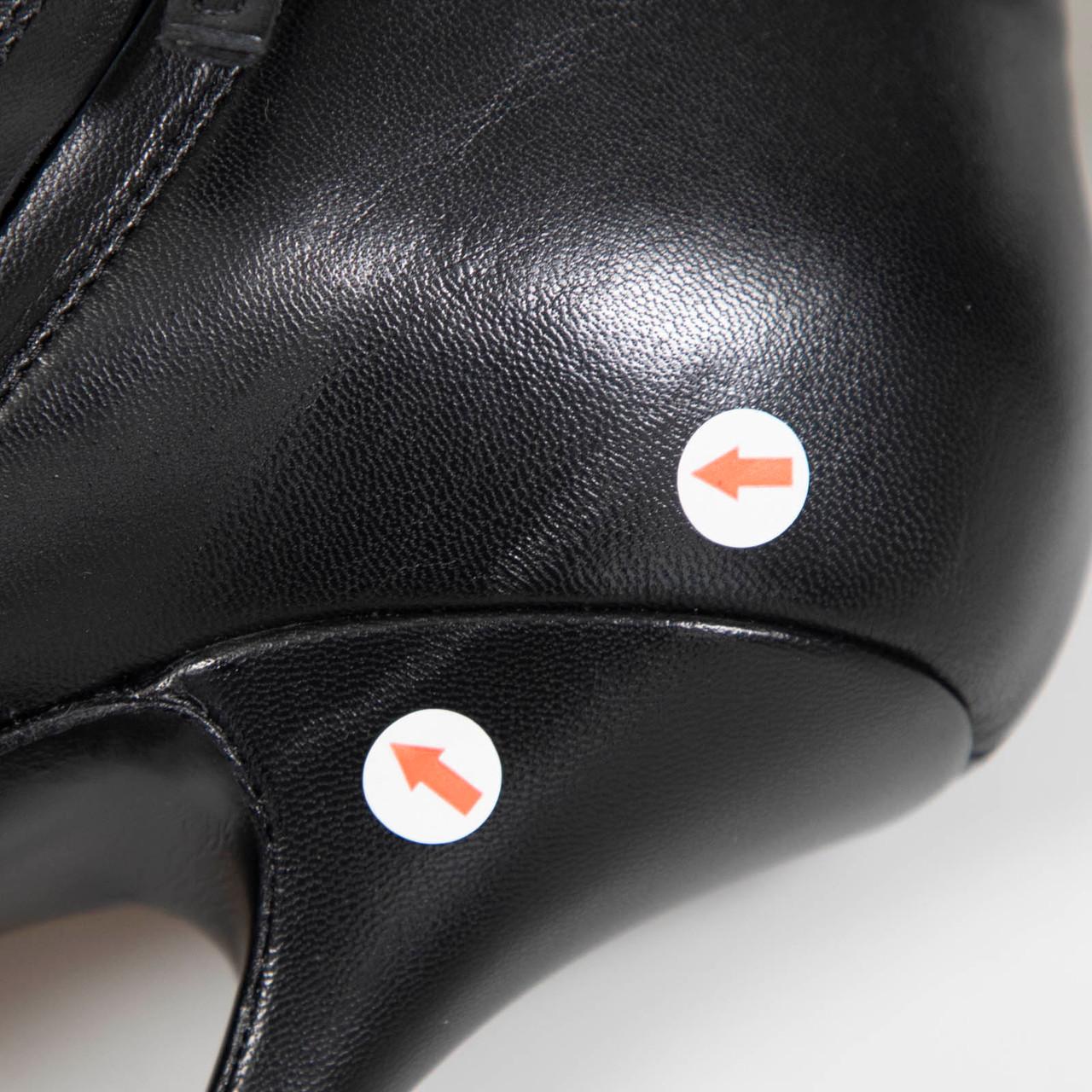 Giuseppe Zanotti Black Cap Toe Leather Ankle Boots