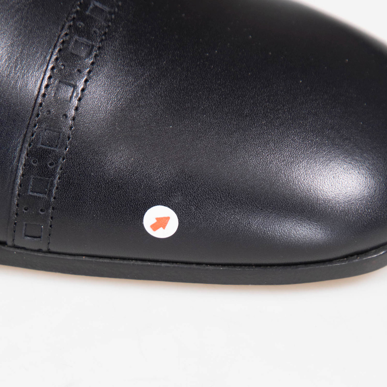 Bottega Veneta Black Leather Heeled Oxfords
