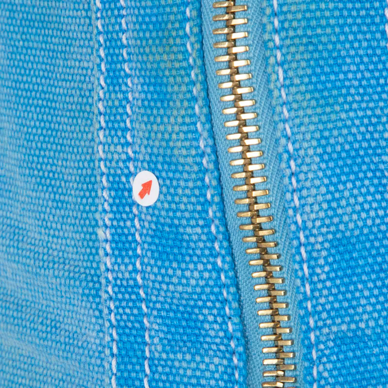 Céline Blue Fitted Zip Detail Mini Skirt