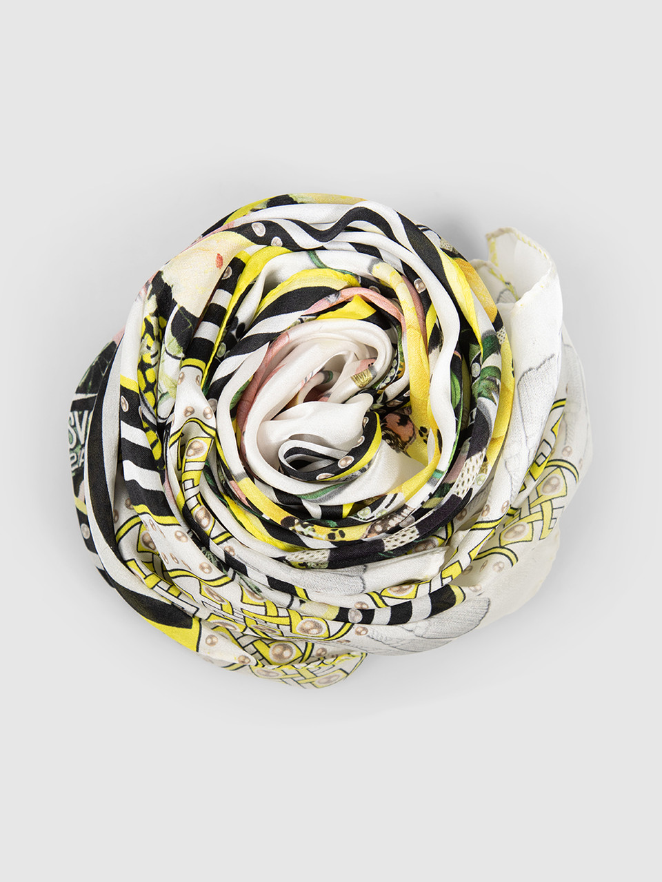 Roberto Cavalli Floral Print Rectangle Scarf Roberto Cavalli Floral Print Rectangle Scarf