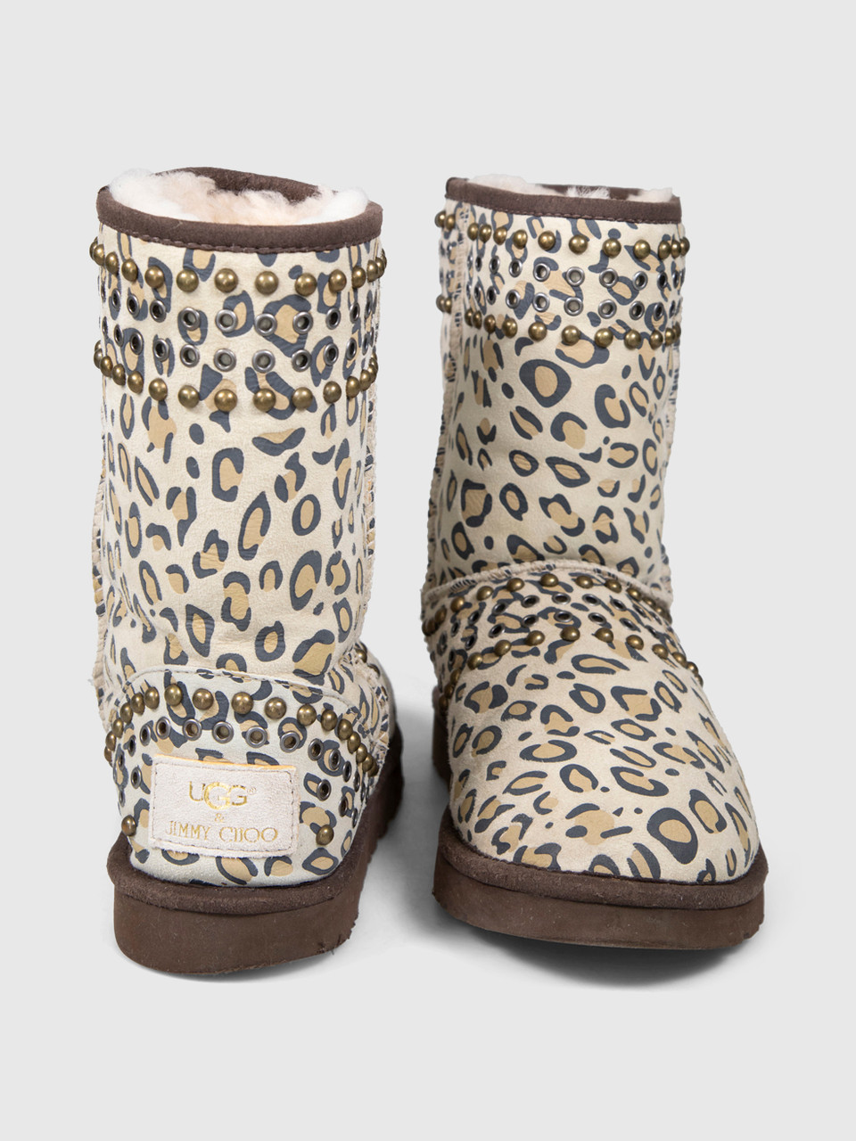 UGG Ugg x Jimmy Choo Leopard Print Boots UGG Ugg x Jimmy Choo Leopard Print Boots