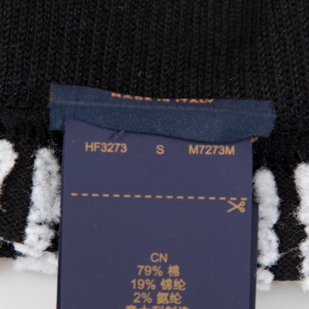 Louis Vuitton Black & White Logo Striped Socks Louis Vuitton Black & White Logo Striped Socks