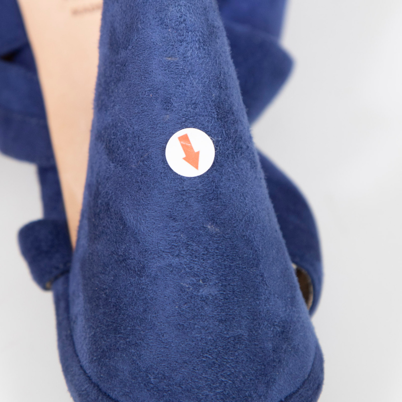 Miu Miu Blue Suede Peep Toe Heels Miu Miu Blue Suede Peep Toe Heels