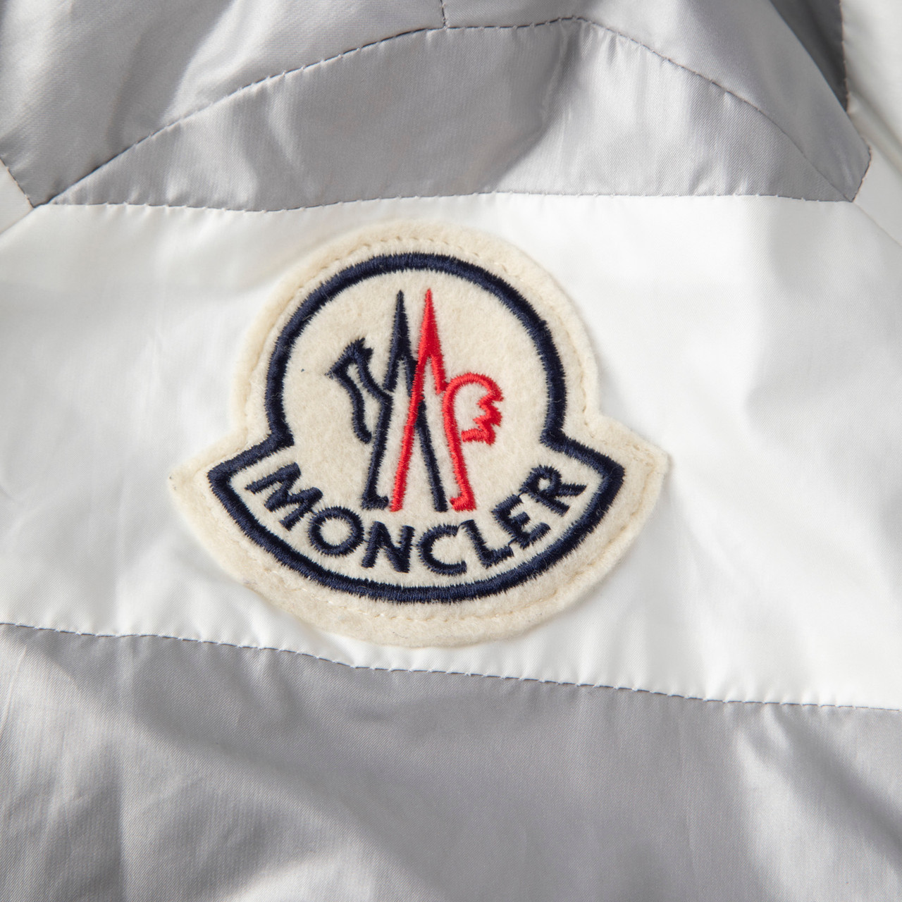 Moncler Grey Racing Zip Up Jacket Moncler Grey Racing Zip Up Jacket