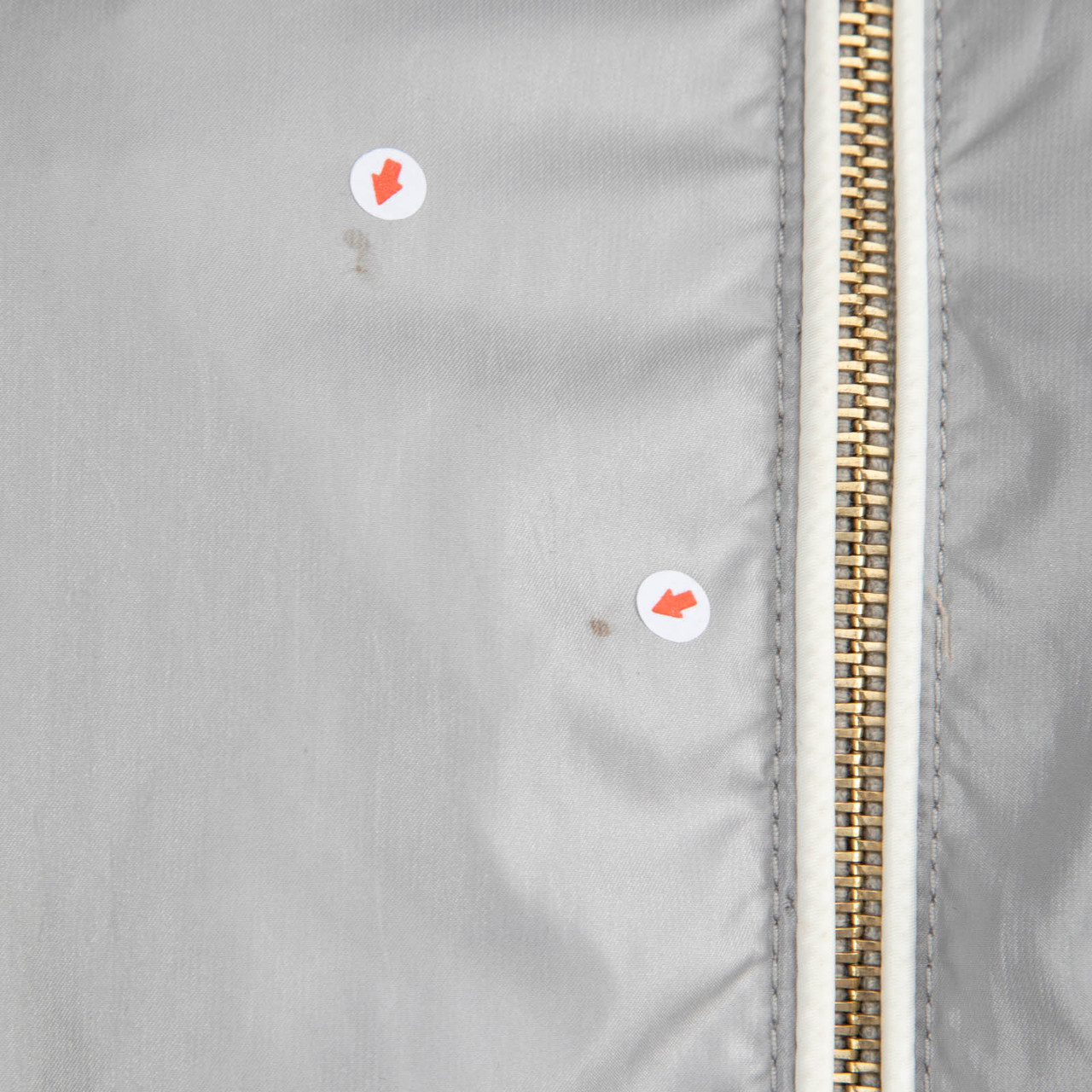 Moncler Grey Racing Zip Up Jacket Moncler Grey Racing Zip Up Jacket