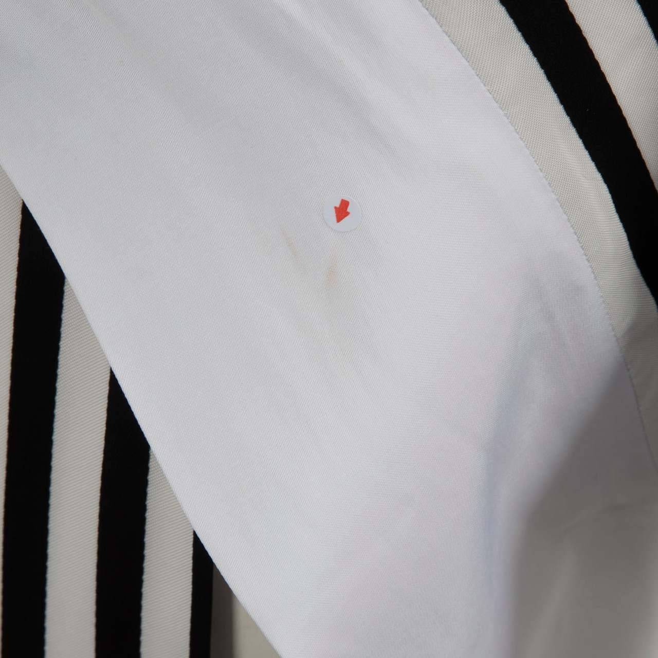 Victoria Beckham Black & White Striped Tie Top Victoria Beckham Black & White Striped Tie Top