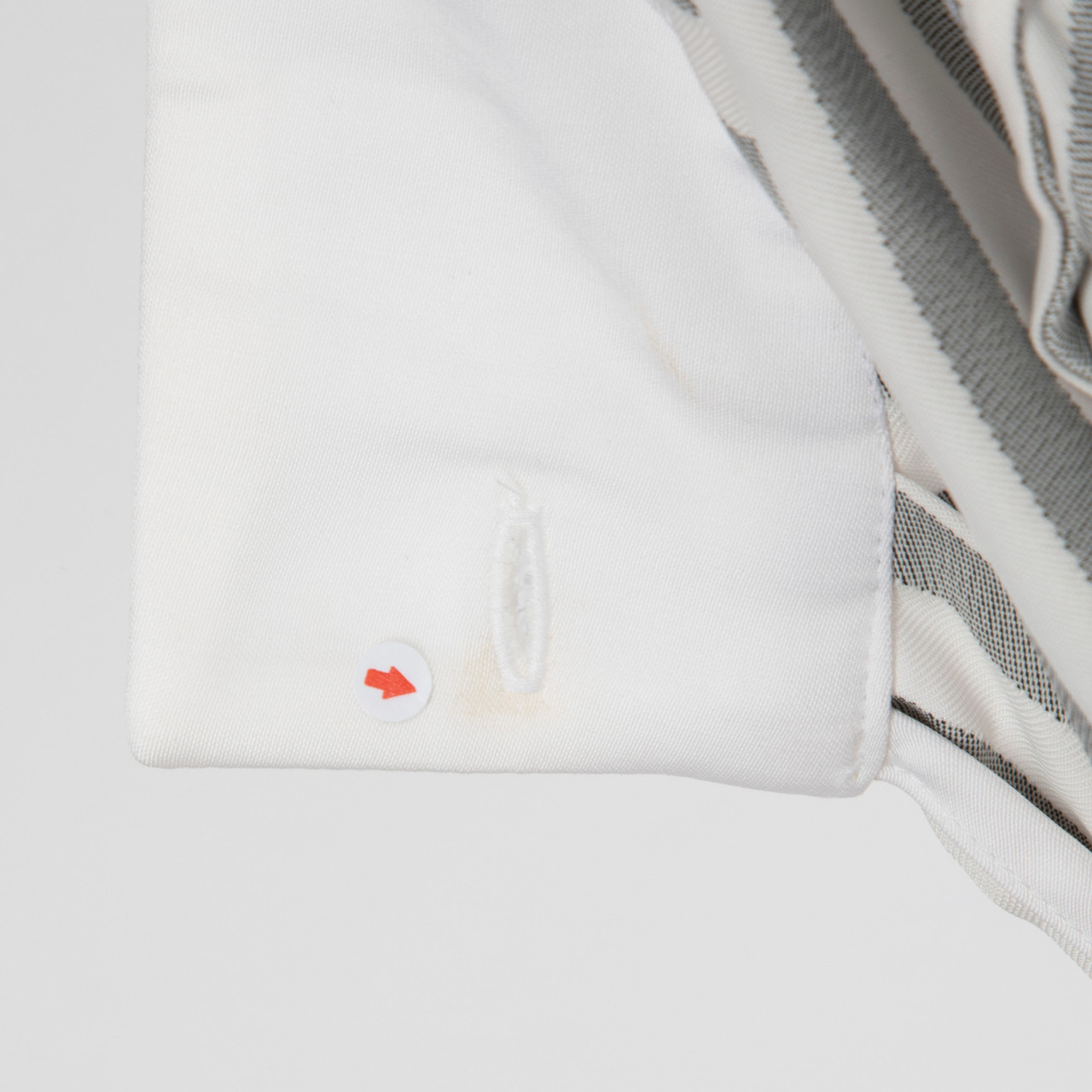 Victoria Beckham Black & White Striped Tie Top Victoria Beckham Black & White Striped Tie Top