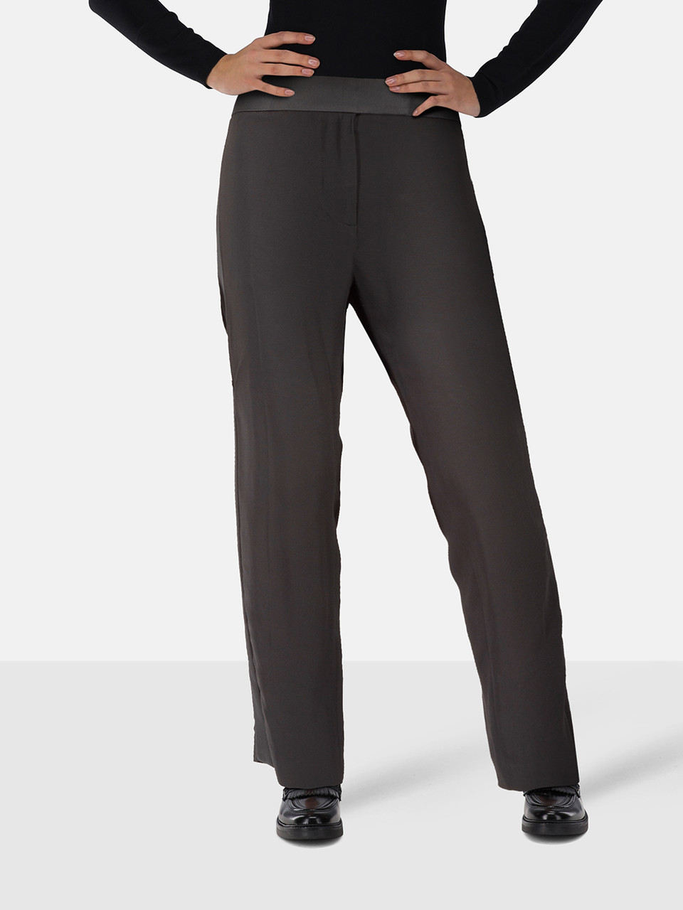 Tom Ford Black Slim Fit Silk Seam Trouser Tom Ford Black Slim Fit Silk Seam Trouser