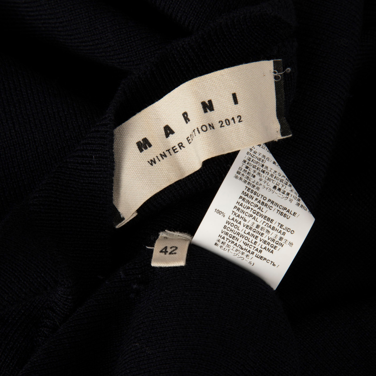 Marni Tricolour Wool Knit Top Marni Tricolour Wool Knit Top