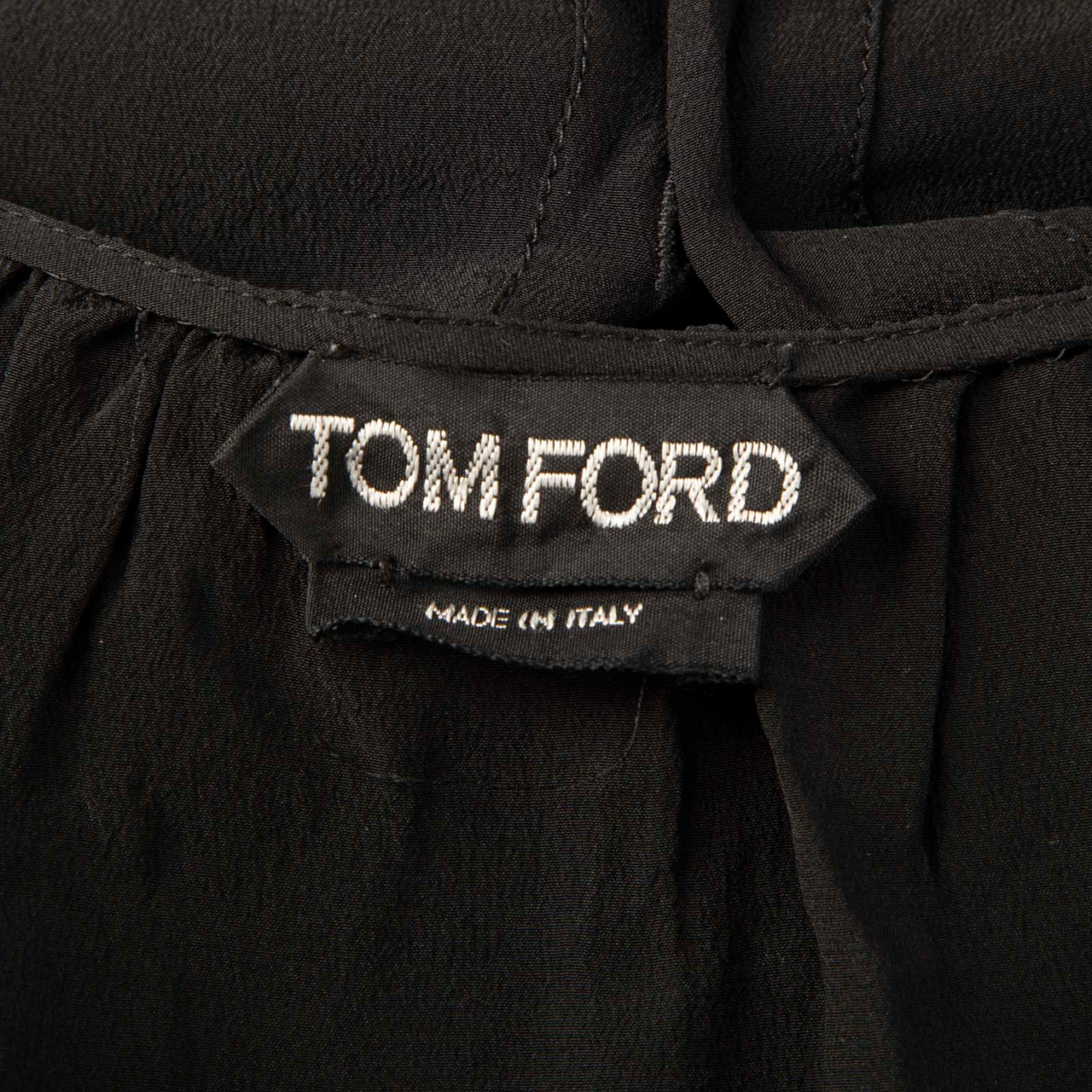 Tom Ford Black Round Neck Top Tom Ford Black Round Neck Top
