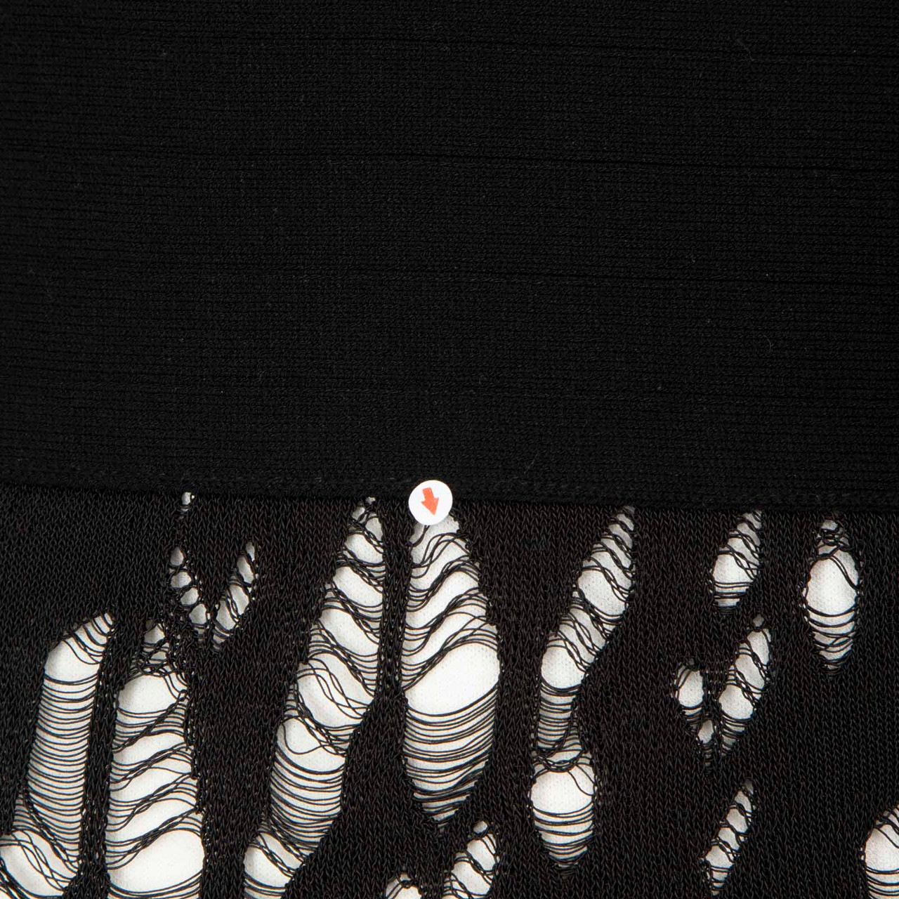 Chanel Black & White Open Knit Skirt Dress Chanel Black & White Open Knit Skirt Dress