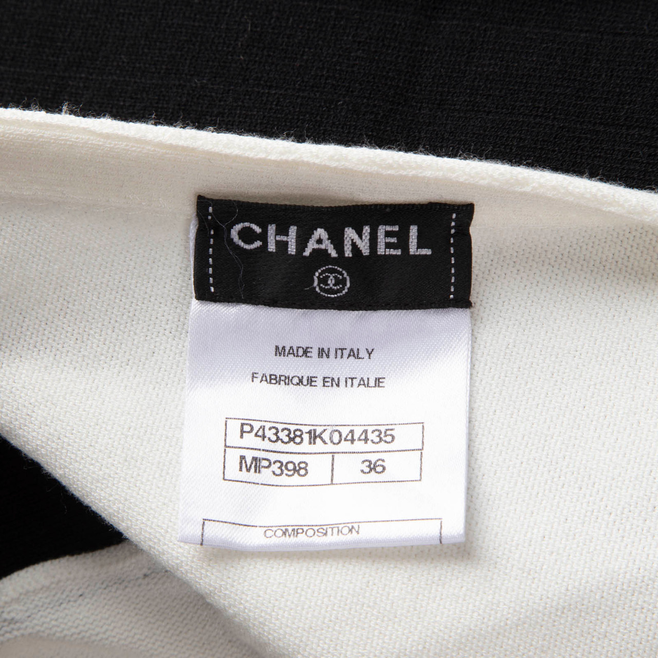 Chanel Black & White Open Knit Skirt Dress Chanel Black & White Open Knit Skirt Dress