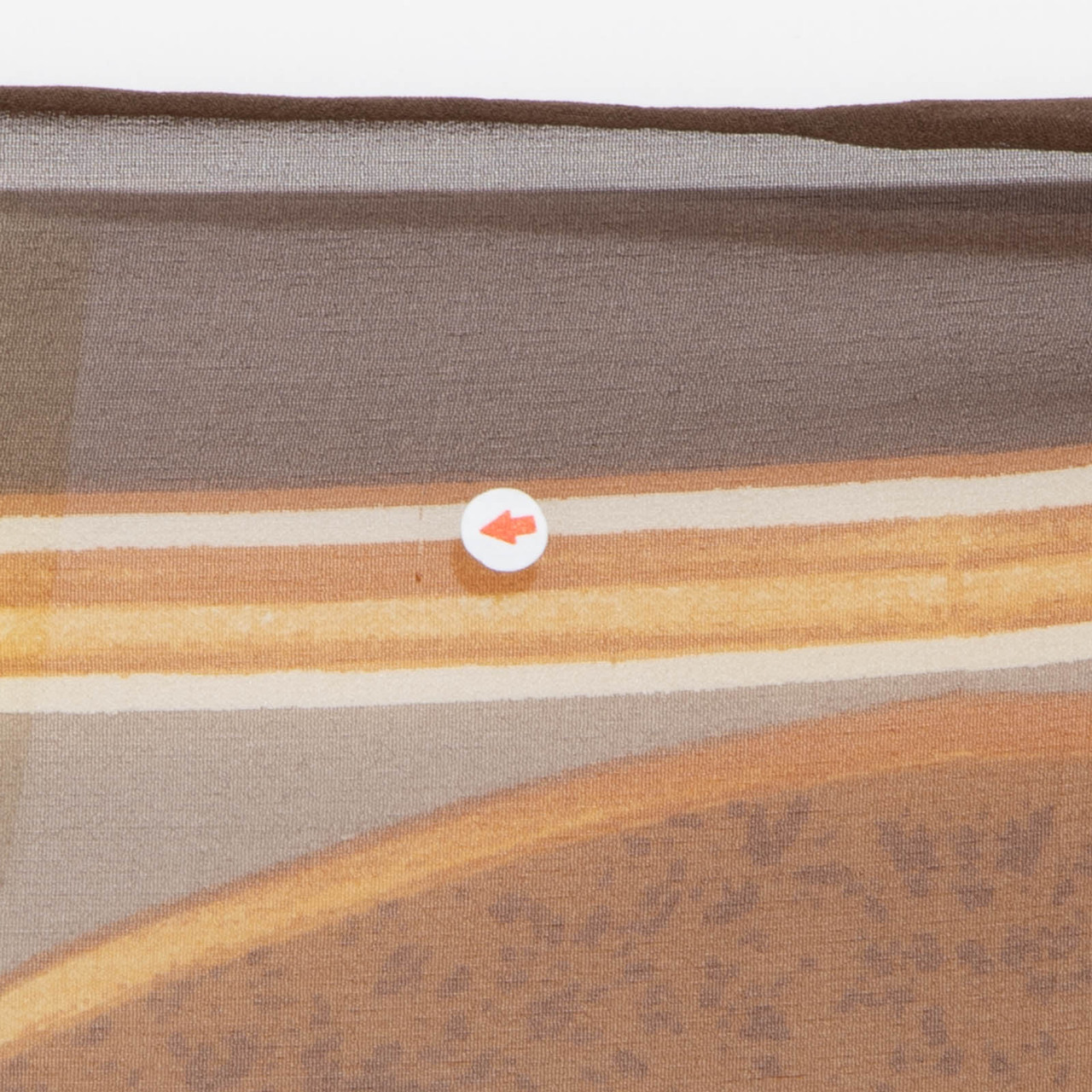 Fendi Baroque Patterned Sheer Silk Scarf