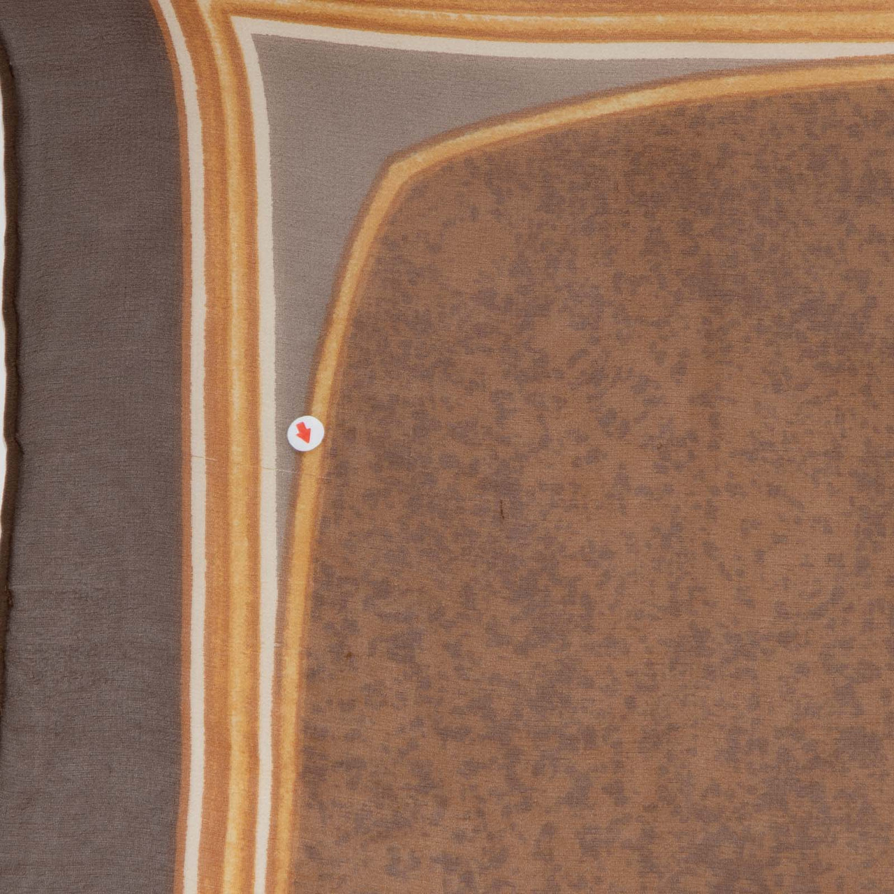 Fendi Baroque Patterned Sheer Silk Scarf