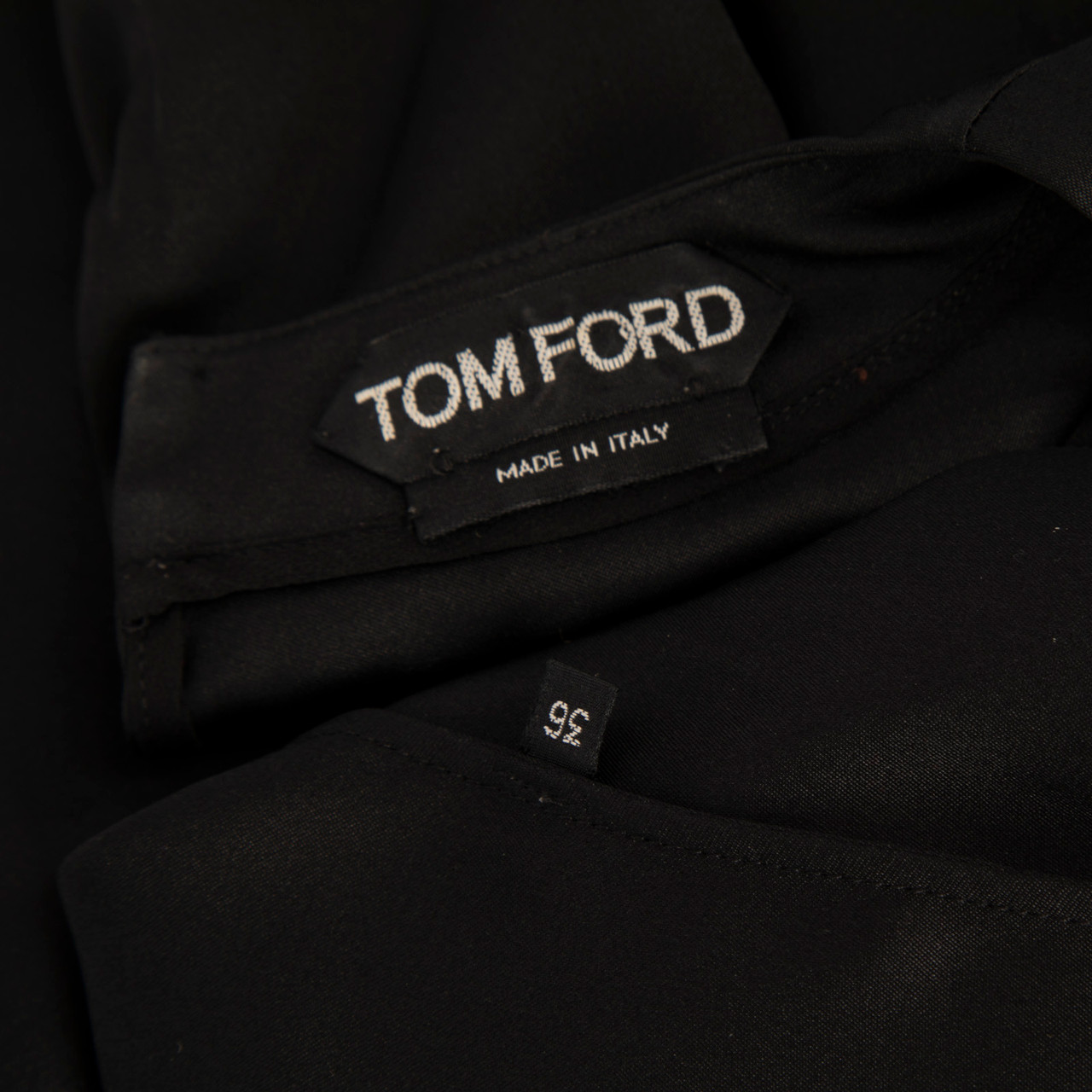 Tom Ford Black Long Sleeve Blouse