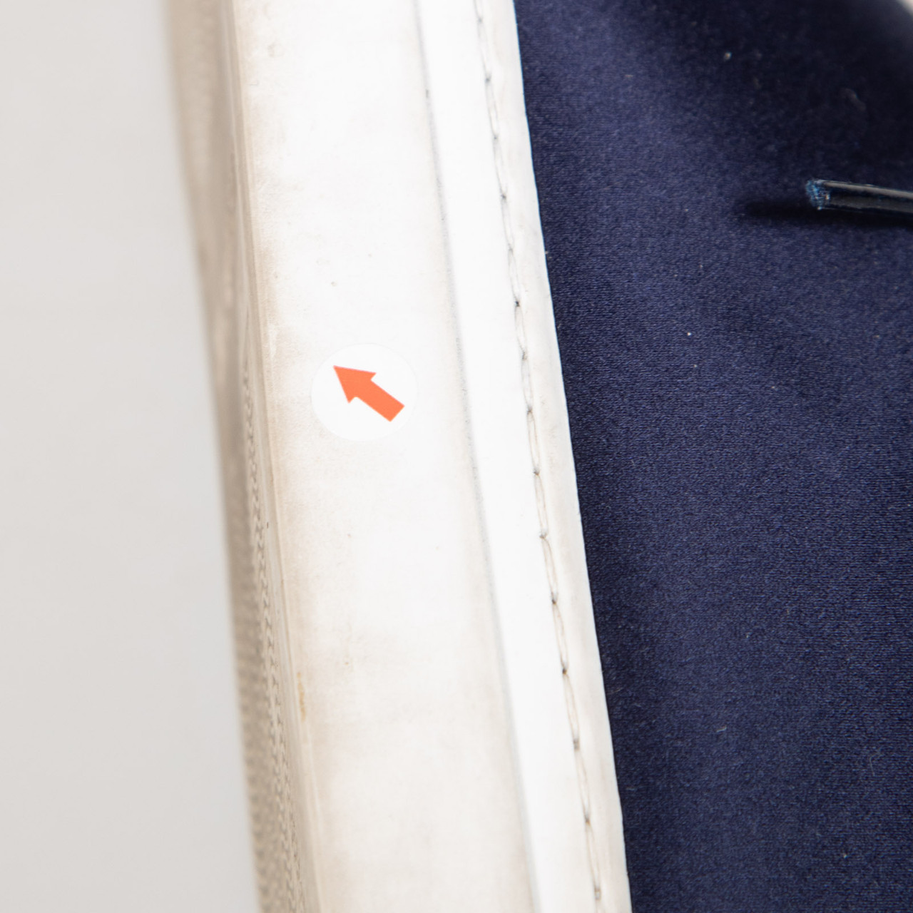 Jil Sander Navy Satin Trainers