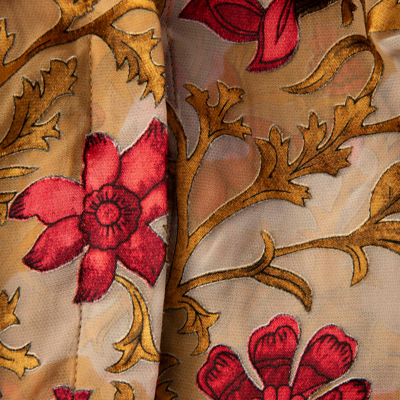 Alice + Olivia Floral Long Sleeve Sheer Shirt