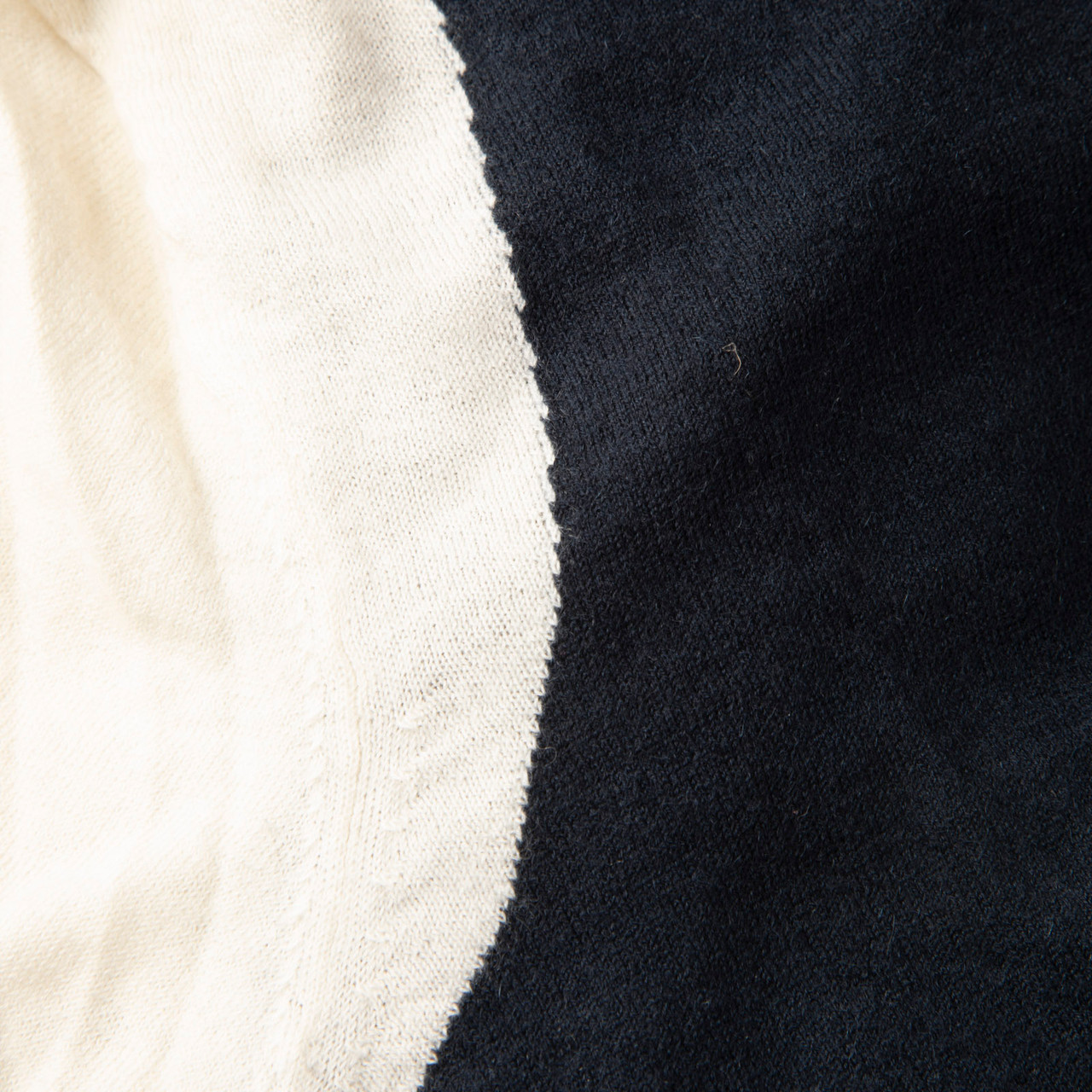 Joseph Blue Cashmere Panelled Sweater