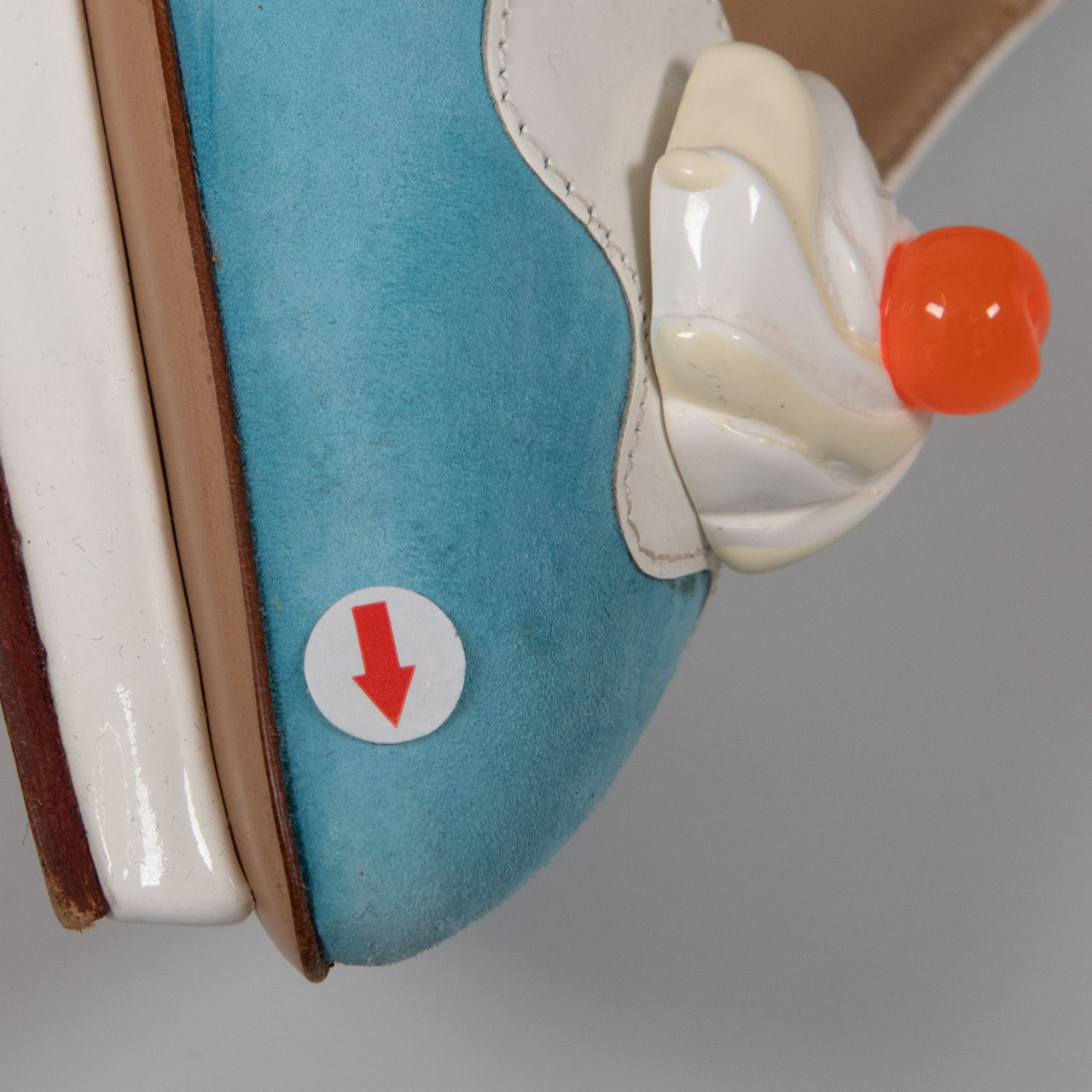 Charlotte Olympia Blue Candy Pattered Heels