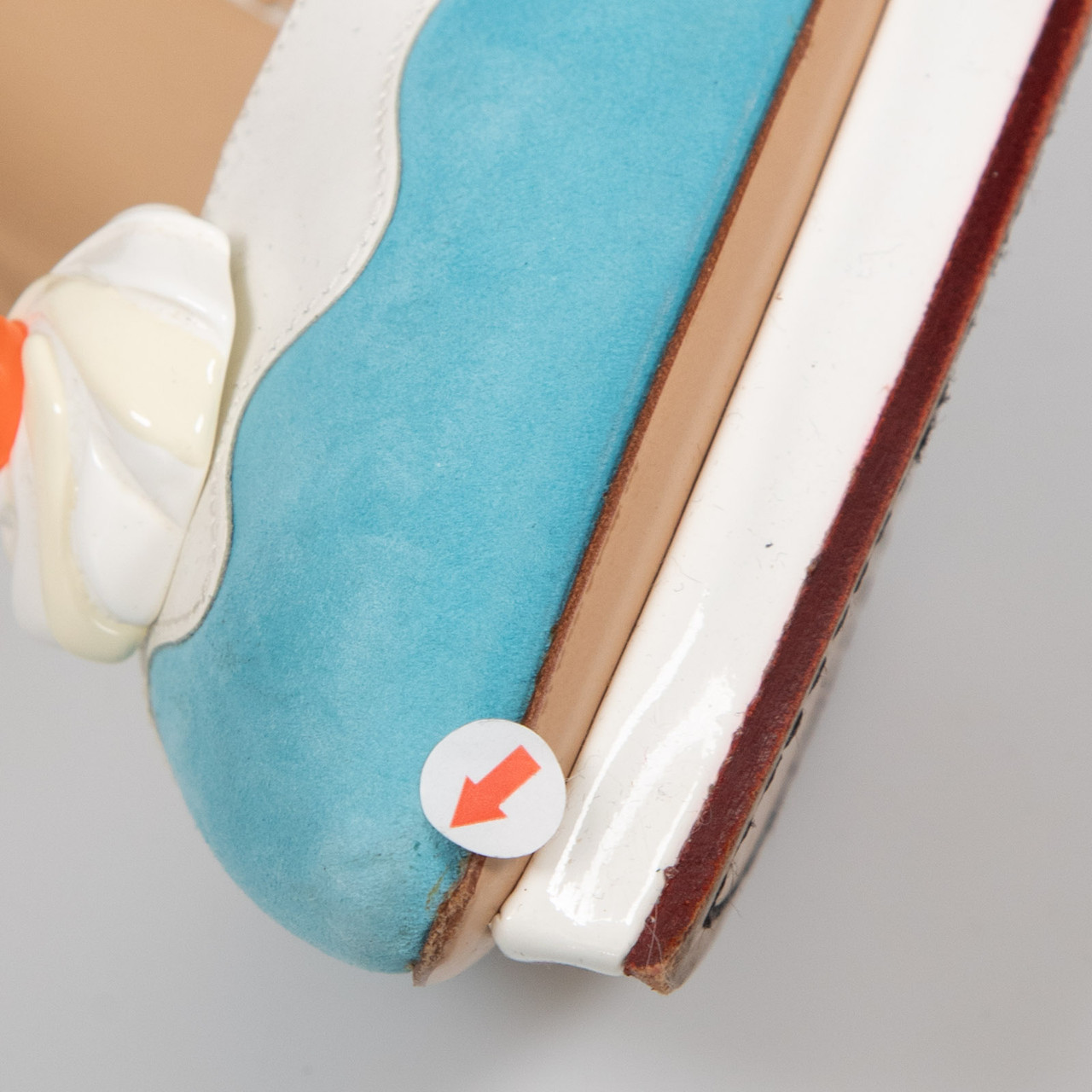 Charlotte Olympia Blue Candy Pattered Heels