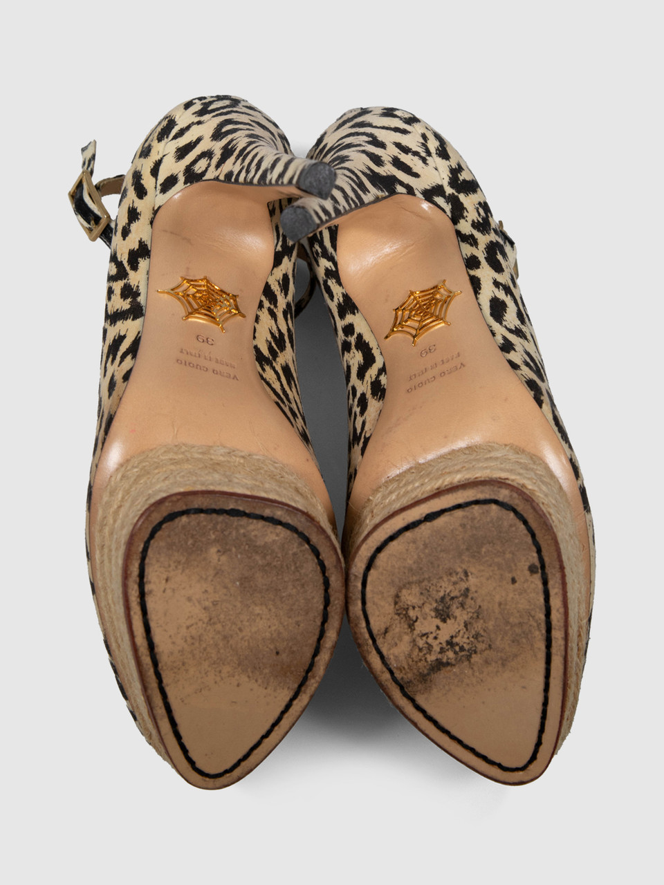 Charlotte Olympia Leopard Print Platform Heels