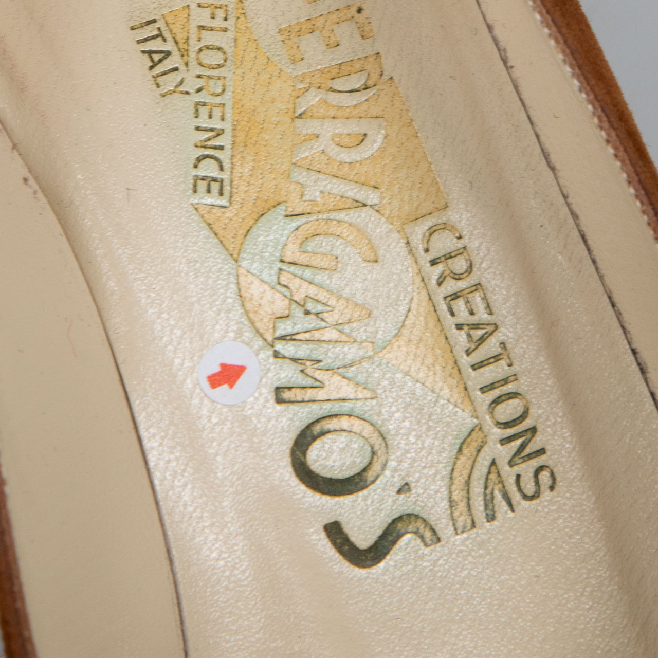 Salvatore Ferragamo Brown Suede Bow Detail Pumps