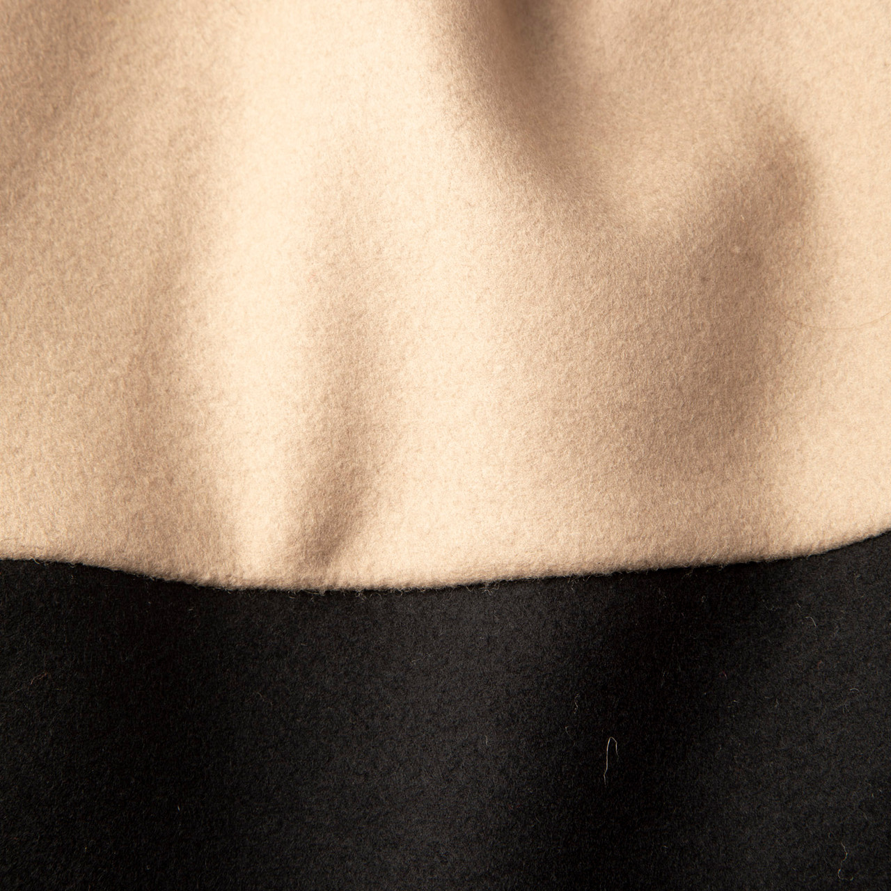 Etro Beige & Black Wool A Line Skirt