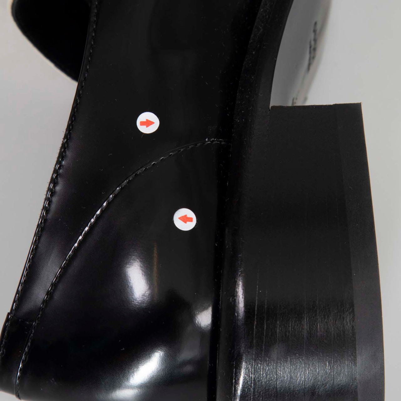 Gucci Black & White Leather Horsebit Loafers