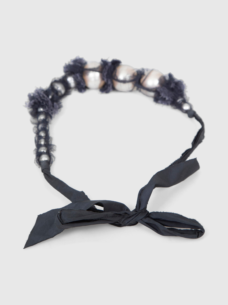 Lanvin Faux Pearl Tie Up Necklace