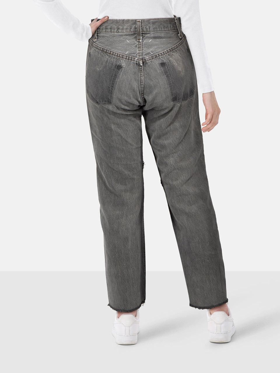 Maison Margiela Grey Straight Leg Denim Jeans
