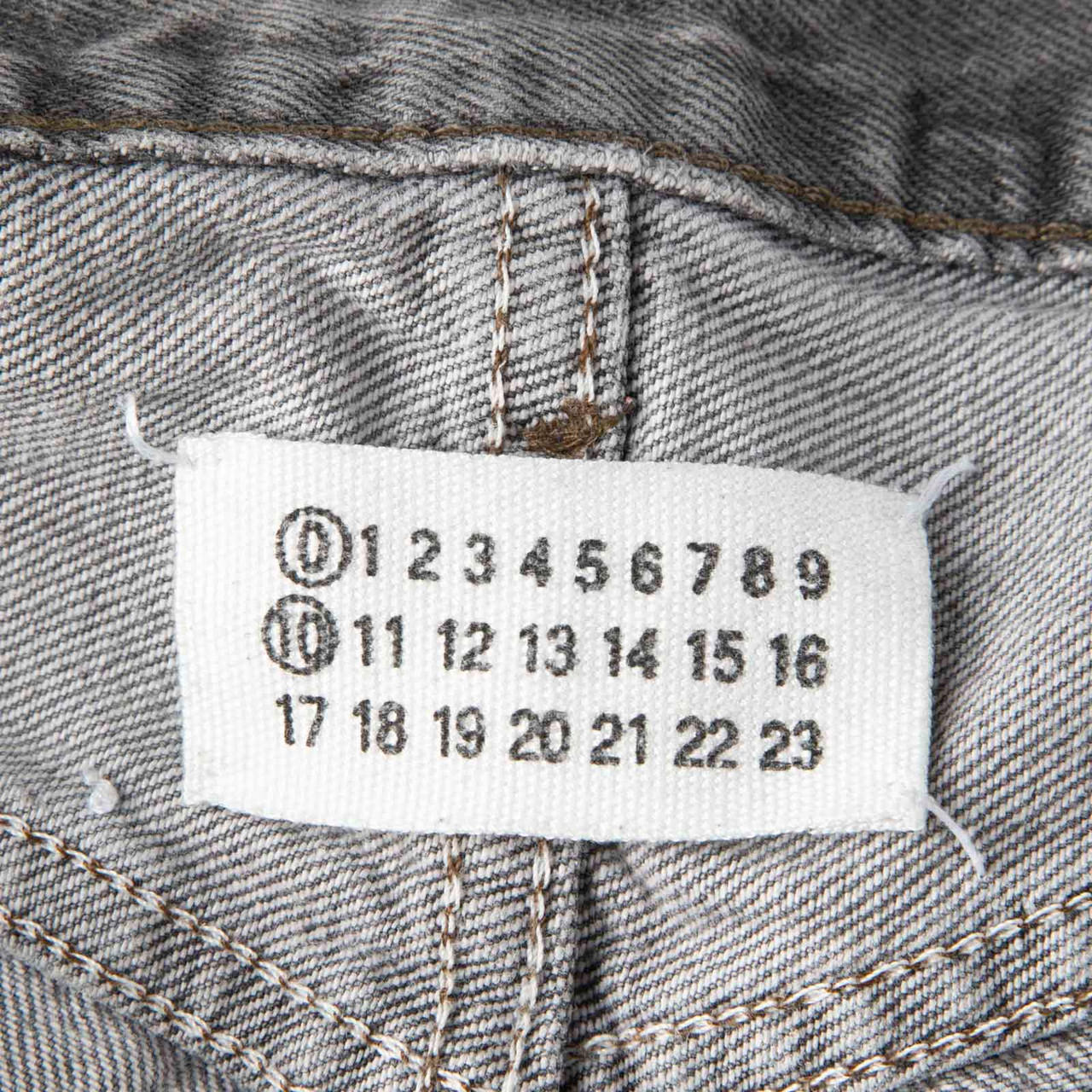 Maison Margiela Grey Straight Leg Denim Jeans