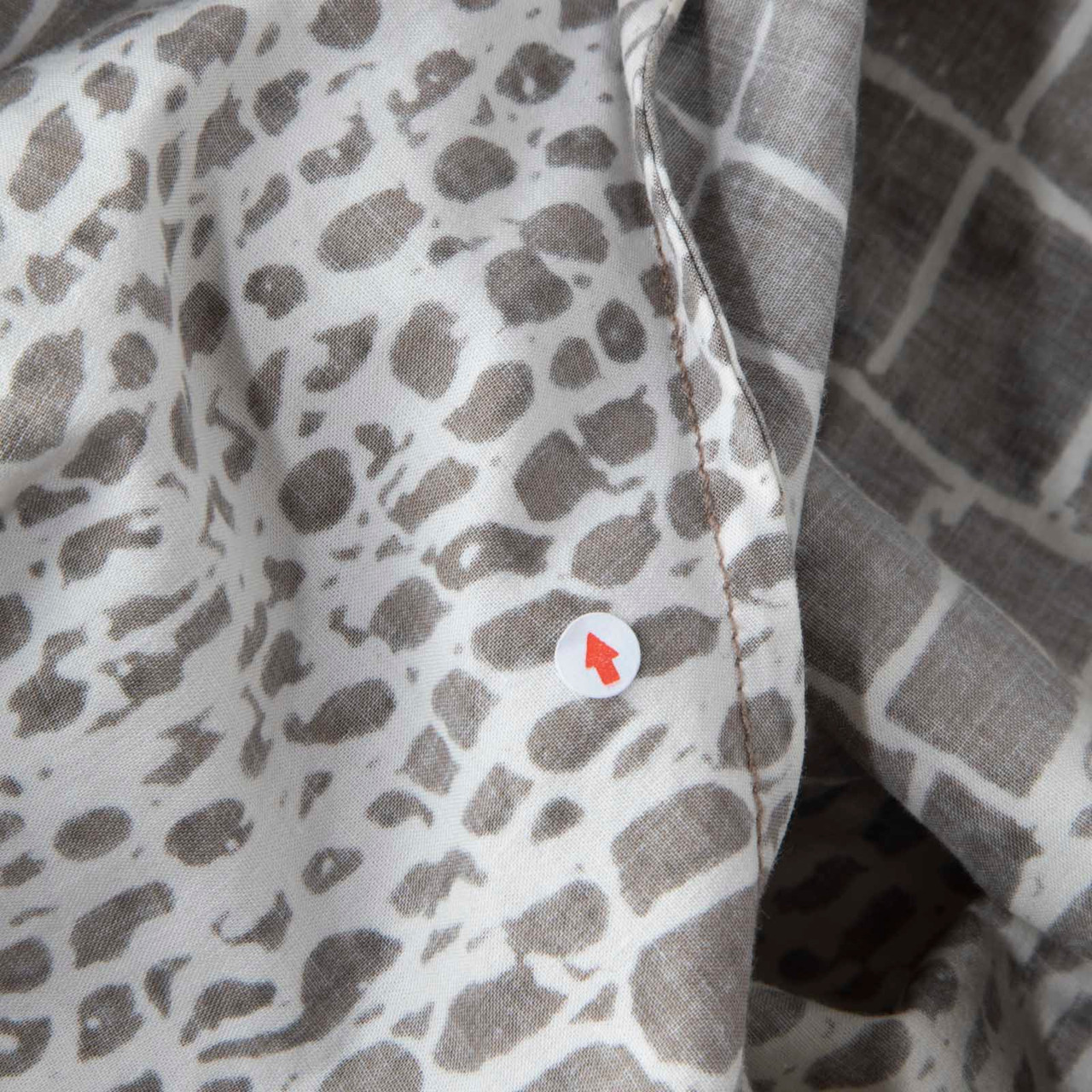 Samantha Sung Crocodile Pattern Midi Shirt Dress