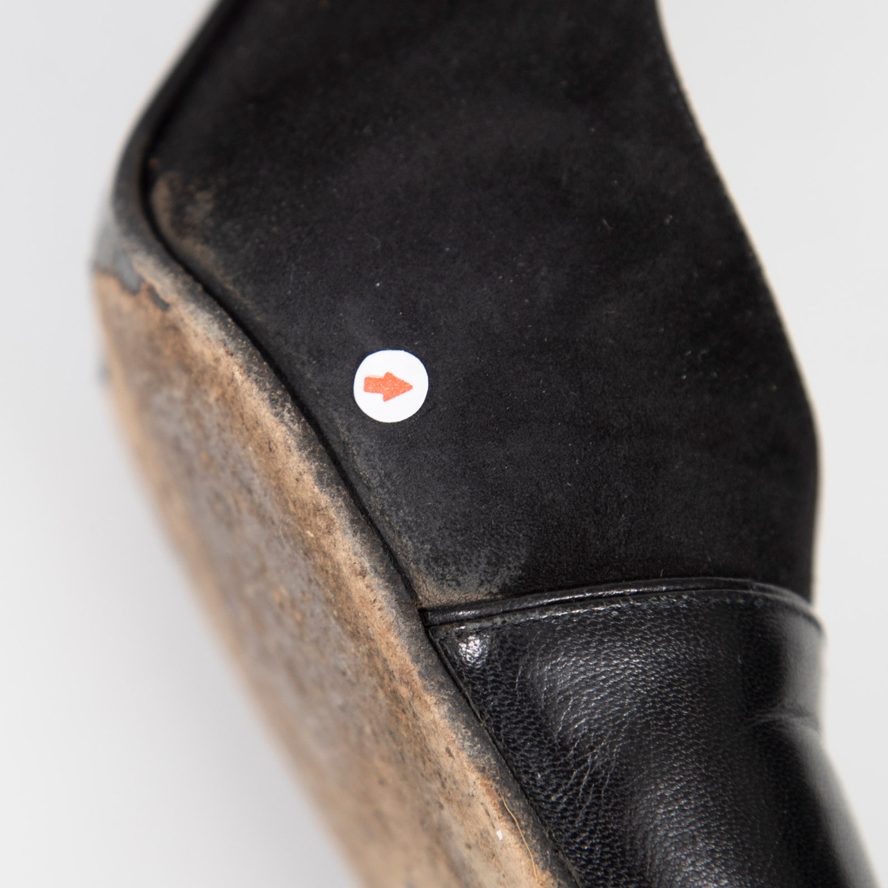 Gucci Black Suede Pointed Toe Slip On Pumps