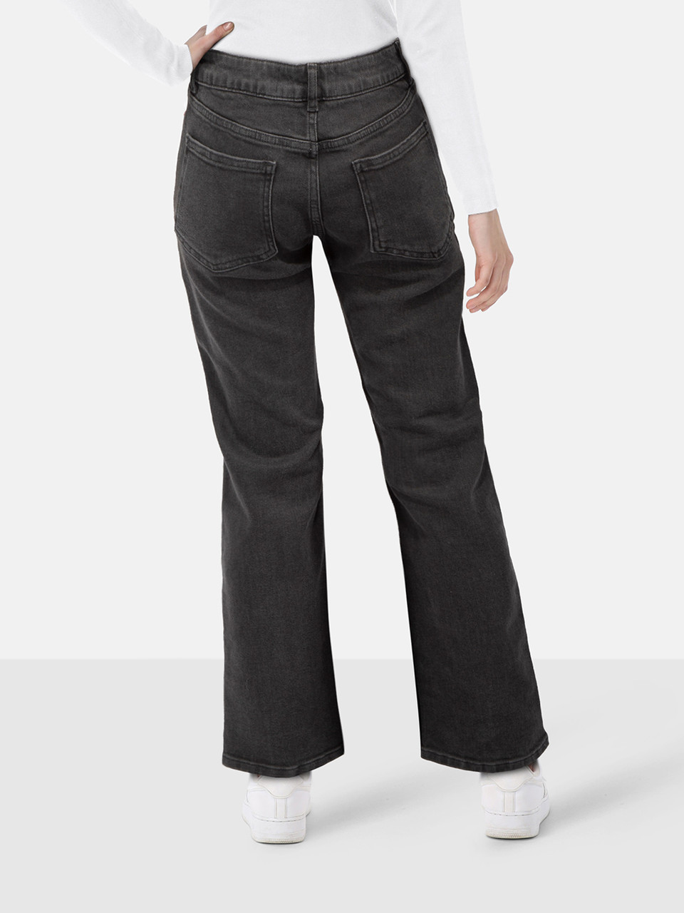 Victoria Beckham Black Denim Red Side Stripe Jeans