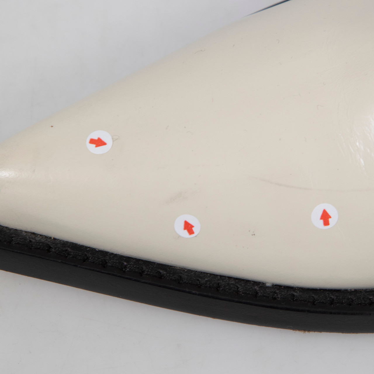 Bottega Veneta White Leather Ankle Cut Out Boots