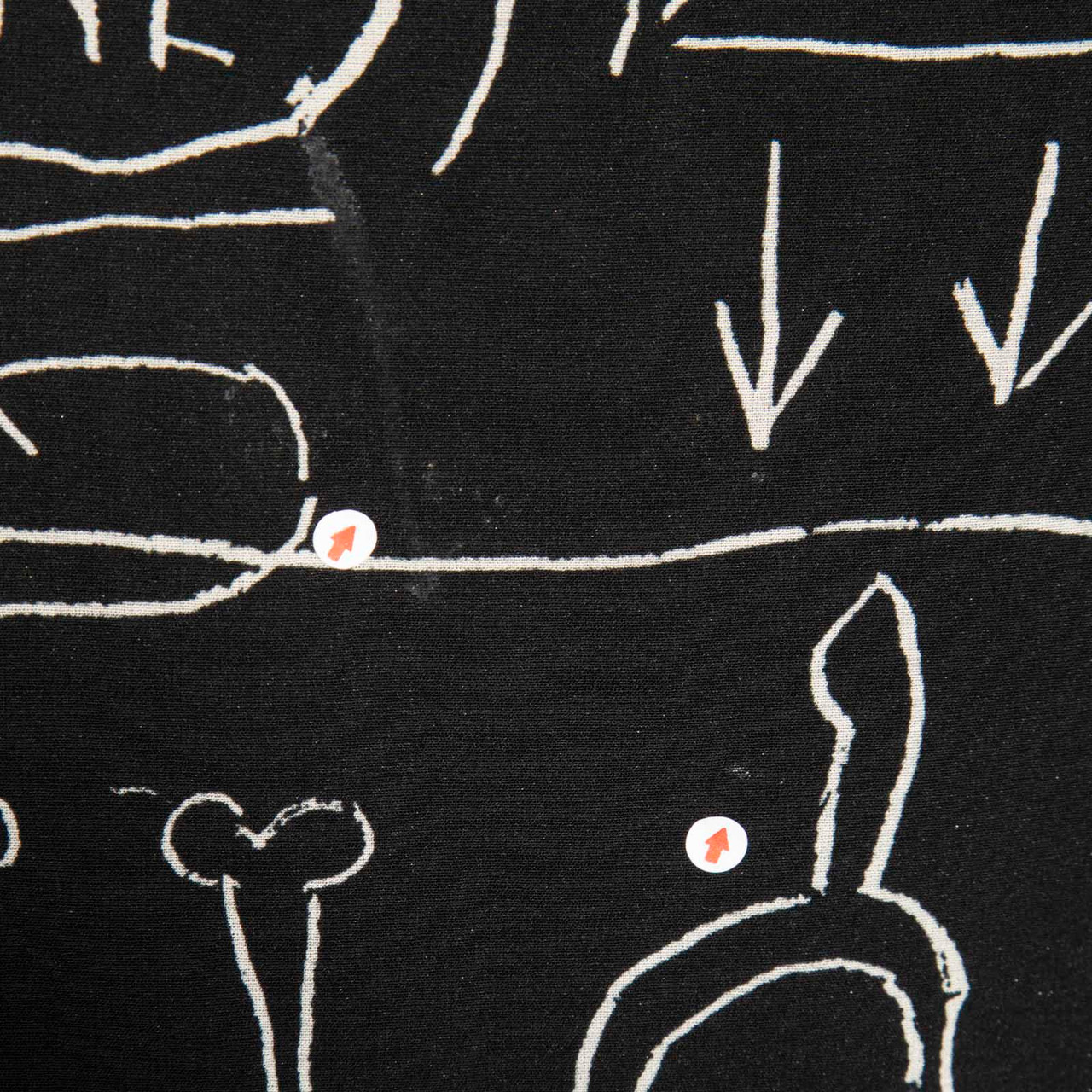 Alice + Olivia Alice + Olivia x Basquiat Black & White Beat Bop Dress