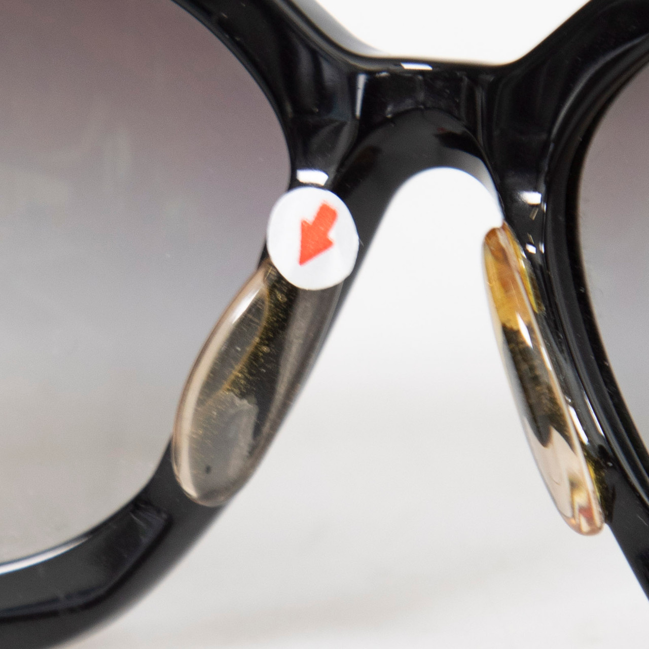 Chanel Black Faux Pearl Detail Sunglasses