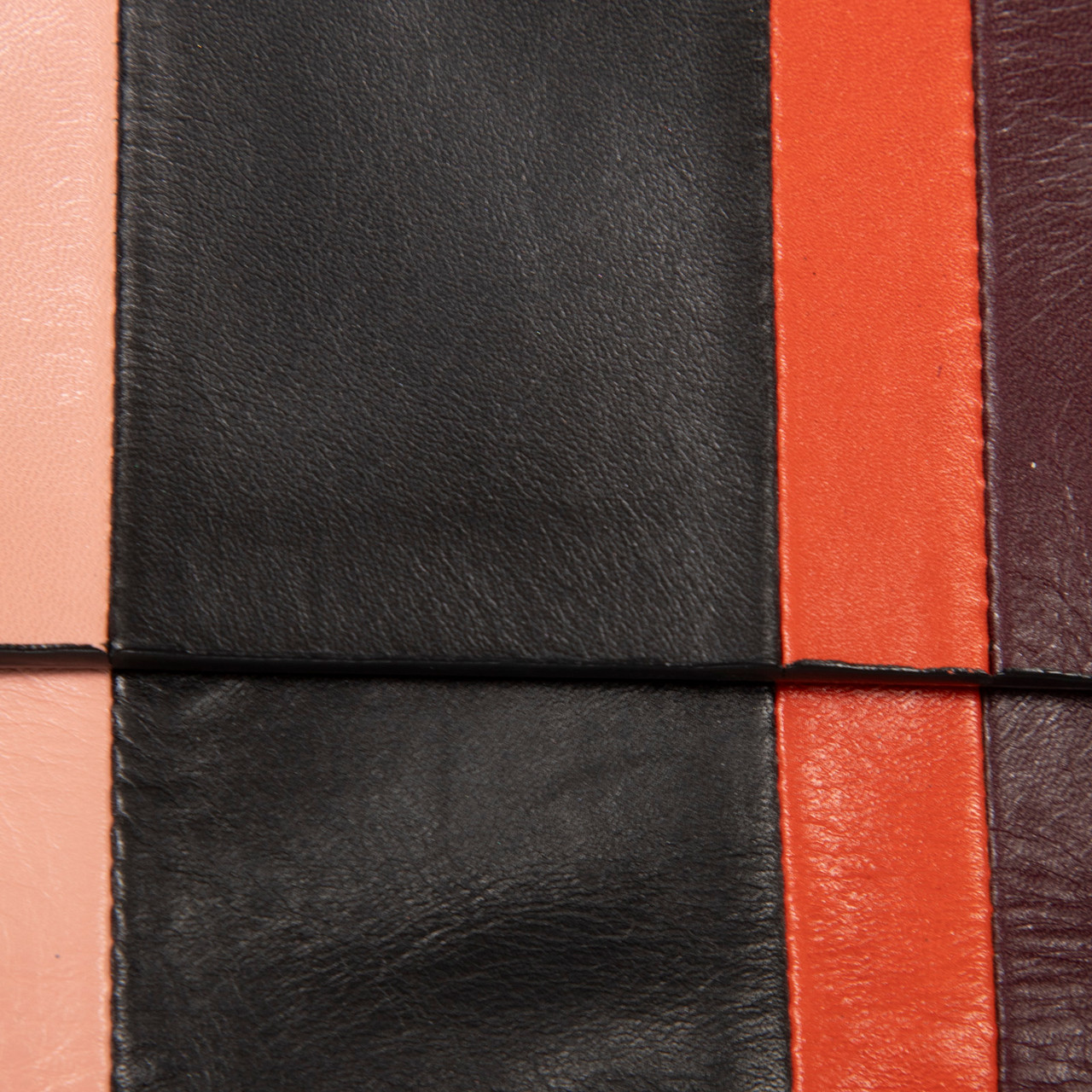 Proenza Schouler Striped Leather Clutch